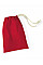 Classic Red Cotton Stuff Bag