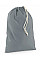 Pure Grey Cotton Stuff Bag