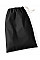 Black Cotton Stuff Bag