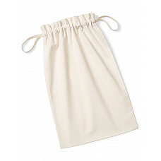 Natural Organic Cotton Draw Cord Bag