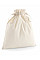 Natural Organic Cotton Draw Cord Bag