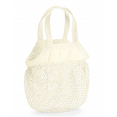 Natural Organic Cotton Mini Mesh Grocery Bag