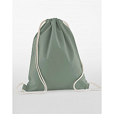 Dusty Green Organic Cotton InCo Gymsac