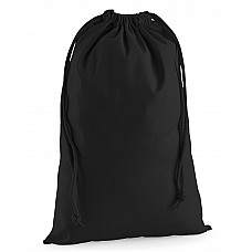 Black Premium Cotton Stuff Bag