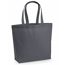 Graphite Grey Premium Cotton Maxi Tote