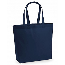 French Navy Premium Cotton Maxi Tote