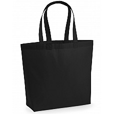 Black Premium Cotton Maxi Tote