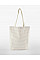 Grey Stripe Striped Organic Cotton Tote