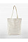 Grey Stripe Striped Organic Cotton Tote