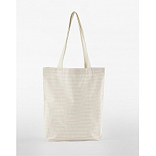 Red Stripe Striped Organic Cotton Tote