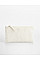 Grey Stripe Striped Organic Cotton Accessory Pouch