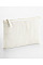 Grey Stripe Striped Organic Cotton Accessory Pouch