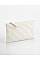 Grey Stripe Striped Organic Cotton Accessory Pouch