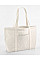 Grey Stripe Striped Organic Cotton Shopper