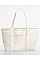 Grey Stripe Striped Organic Cotton Shopper