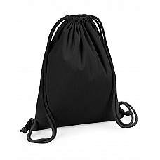 Black Organic Premium Cotton Gymsac