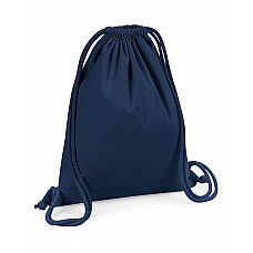 French Navy Organic Premium Cotton Gymsac