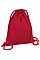 Classic Red Organic Premium Cotton Gymsac