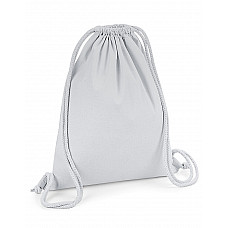 Light Grey Organic Premium Cotton Gymsac