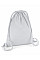 Light Grey Organic Premium Cotton Gymsac