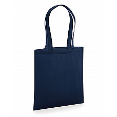 French Navy Organic Premium Cotton Tote