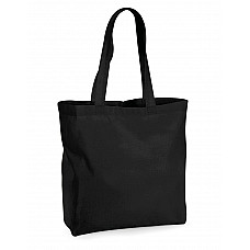 Black Organic Premium Cotton Maxi Tote