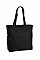 Black Organic Premium Cotton Maxi Tote