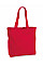 Classic Red Organic Premium Cotton Maxi Tote