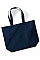 French Navy Organic Premium Cotton Maxi Tote