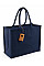 Navy/Navy Jute Classic Shopper