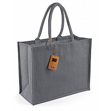 Graphite Grey/Graphite Grey Jute Classic Shopper