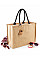 Natural/Black Jute Classic Shopper