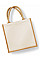 Natural Printers' Midi Jute bag