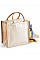 Natural Printers' Midi Jute bag