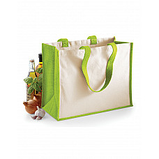 Apple Green Printers' Jute Classic Shopper