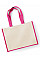 Fuchsia Printers' Jute Classic Shopper