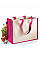 Fuchsia Printers' Jute Classic Shopper