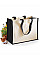 Black Printers' Jute Classic Shopper