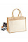 Natural Cotton Pocket Jute Shopper