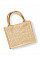 Natural Gold Shimmer Jute Mini Gift Bag