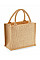 Natural Gold Shimmer Jute Mini Gift Bag