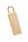 Natural Gold Shimmer Jute Bottle Bag