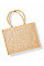 Natural Gold Shimmer Jute Shopper