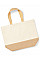 Natural Jute Base Canvas Tote XL