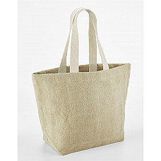 Natural Soft Washed Jute Beach Bag