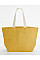 Saffron Soft Washed Jute Beach Bag