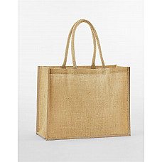 Natural Natural Starched Jute Classic Shopper