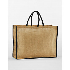 Natural/Black Starch Jute Market Shopper