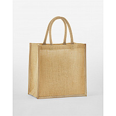 Natural Natural Starched Jute Mini Gift Bag