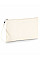 Natural/ Natural Canvas Wristlet Pouch